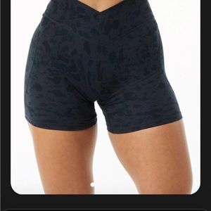 Alphalete Power surface shorts worn and washed 1x